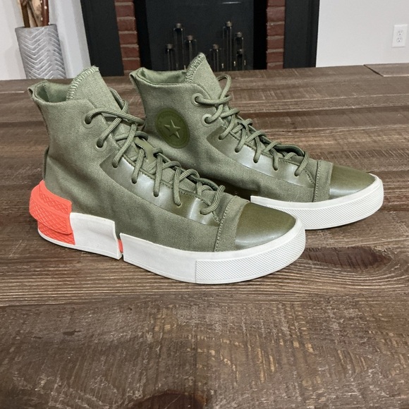 Converse All Star Disrupt CX high top sneaker in Field Surplus/White/Mango Sz 6 - Picture 3 of 9
